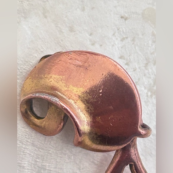 Vintage Oscar De La Renta Signed Clip Earrings Rose gold tone - Picture 10 of 10